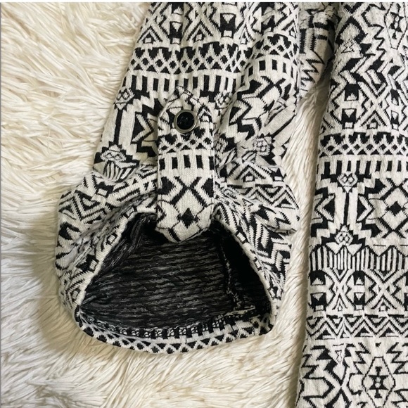 Maurices tunic/dress black/white 3-4 sleeve fitted A-line GUC sz XL - Picture 3 of 6